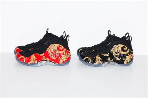 supreme versace foams|foamposite one supreme black.